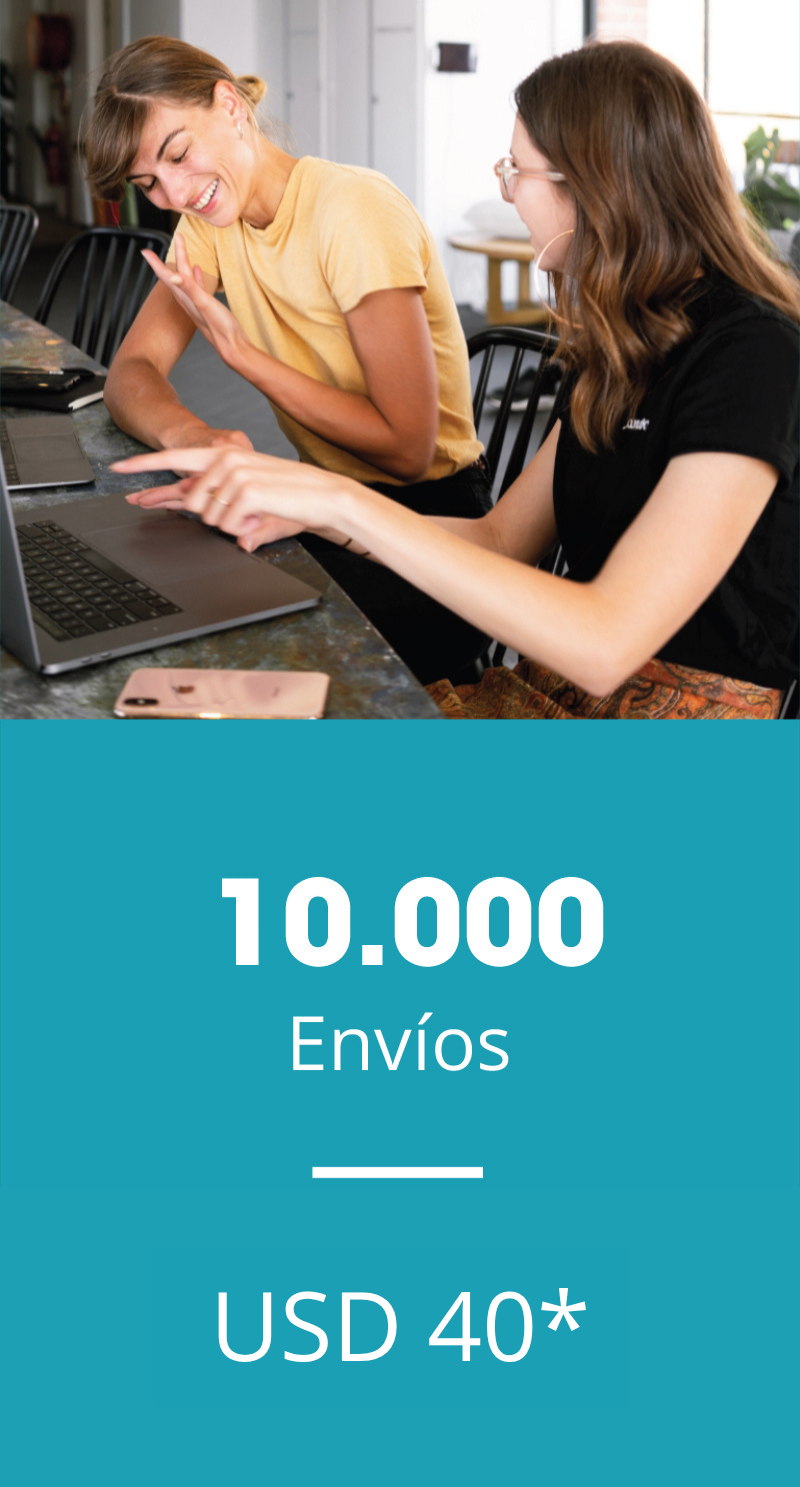 Plan prepago 10.000 envíos